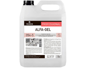 Чистящее средство для удаления известкового налета и ржавчины Pro-Brite Alfa-Gel 5 л (концентрат)